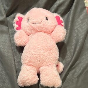 Pink Plush Axolotl Toy